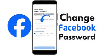 How To Change Password On Facebook [upl. by Sterner]