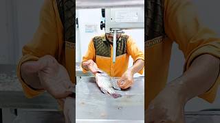 Amazing giant sea Telapiya fish cutting skills shorts fishcuting youtubeshort fish youtube [upl. by Aurelea]