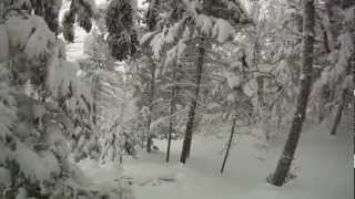 Bypass to the Glades on a Great Power Day at Stowe Mountain Resort [upl. by Maureen848]