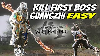 How to defeat First Boss EASY  Black Myth Wukong Guangzhi [upl. by Duston]