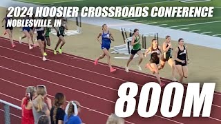 2024 Hoosier Crossroads Conference  Girls 800M  Summer Rempe [upl. by Assilav890]