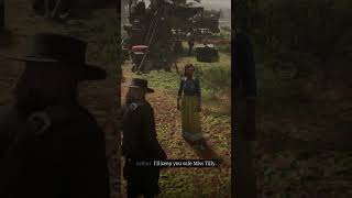 Tilly doesnt like Clemens Point rdr2 [upl. by Berkley973]