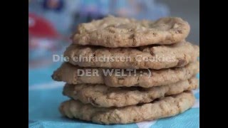 GENIAL Die einfachsten Cookies  Plätzchen der Welt PS OHNE GLUTEN [upl. by Bandur253]