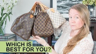 COMPARISON Louis Vuitton Speedy 25 vs 30 vs 35  Autumn Beckman [upl. by Anekam319]