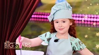 MBCLittleBigStars الشيف الصغيرة سابين نقولا تحضّر الكوكيز مع أحمد حلمي في نجومصغار [upl. by Eillom296]