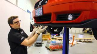 IPD Volvo Front Lip Spoiler Installation 124395 200407 S60R and V70R [upl. by Arlina]