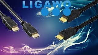 Hardware  HDMI Kabel 01  Ligawo 6540104 High Speed HDMI Kabel und Nylonmantel [upl. by Ejrog]