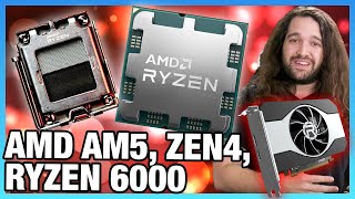 AMD Ryzen 6000 CPUs AM5 Socket Zen 4 R7 5800X3D amp RX 6500 XT [upl. by Sankaran]