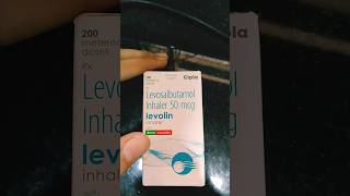 Levolin inhaler uses levosalbutamol ashthma childcare cough breathlessness shorts trending [upl. by Annoeik790]