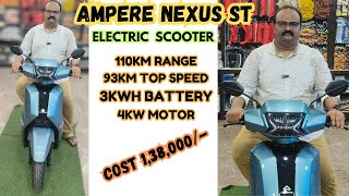 AMPERE NEXUS ST ELECTRIC SCOOTER FULL REVIEW SHOWROOM PH9700154146 [upl. by Watters915]