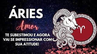 ÁRIES ♈️ AMOR ❤️ VOCÊ SEGUIU EM FRENTE E ALGUÉM NÃO GOSTOU DISSO 🙊💥 [upl. by Melleta]