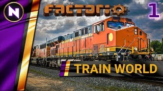 Factorio 017 Train World 1 WHERE ARE THE TRAINS [upl. by Assiran]