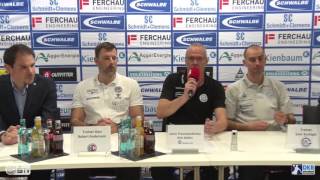 VfL Gummersbach  HC Erlangen 1921 Pressekonferenz [upl. by Duggan]