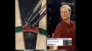 Dave Askew vs Roland Scholten PDC World Darts Championship 2002  Last 16  Part 2 [upl. by Gerome]