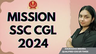 Mission SSC CGL 2024  English PYQs English by Anuradha Maam ssc cgl2024 [upl. by Anaiq]