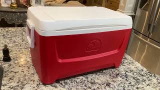 Igloo Island Breeze 48 Quart Cooler Review Best Companion When Cooking a Brisket [upl. by Kutchins73]