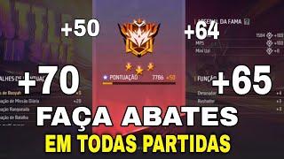 COMO FAZER MUITOS ABATES E PEGAR DESAFIANTE SOLO NA TEMPORADA 39 DO FREE FIRE [upl. by Mikeb569]