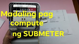 Paano Mag COMPUTE ng SUBMETER  Local Electrician  Philippines [upl. by Frechette]