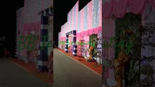 B B Tent Decorating shortvideo weddingceremony viralvideo weddingdance [upl. by Nylrahc354]