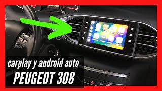 Ańadiendo Carplay y Android auto a Peugeot 308 [upl. by Cher]