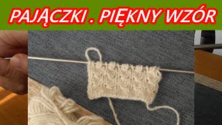 moda WZORY NA DRUTACH PAJĄCZKI PROSTY ŁADNY🧡💥 AŻUROWE babciabozenkarobótkiręczne Nr169 [upl. by Wilkins]