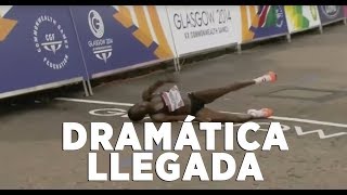 Dramática llegada en Glasgow14  Runners World España [upl. by Cowles]