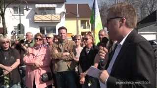 Demonstration gegen den NPD Landesparteitag in Altenstadt Reden 1 [upl. by Colline]