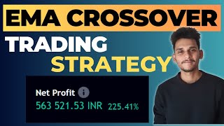 EMA Crossover Strategy in Tradingview with Proven Backtested Results  Tradingview [upl. by Lubet]