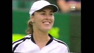 Martina Hingis vs Ángeles Montolio  Wimbledon 2000 1R Highlights [upl. by Mauve665]