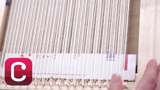 Weaving for Beginners Part 2 Warp the Loom with Annabel Wrigley  Creativebug [upl. by Yllim13]