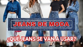 JEANS TENDENCIAS DE MODA OTOÑOINVIERNO 20242025  VAQUEROS Y DENIM ¿Qué se usará [upl. by Trotter928]