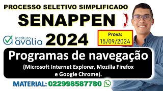 Programas de navegação Microsoft Internet Explorer Mozilla Firefox e Google Chrome SENAPPEN 2024 [upl. by Nnanaej]