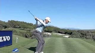 Sergio Garcia Super Slow Motion Golf Swing [upl. by Matless]