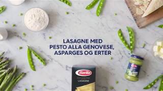 Lasagne med Pesto alla Genovese asparges og erter [upl. by Garrott]