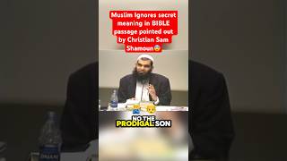 Muslim ignores SECRET meaning in Bible pointed by Christian Sam Shamoun samshamoun christian [upl. by Nommad587]