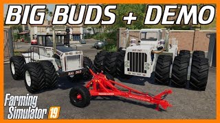 BIG BUD MODS  TRAILED LIFTER DEMO  FS19 Mods [upl. by Gnuj]