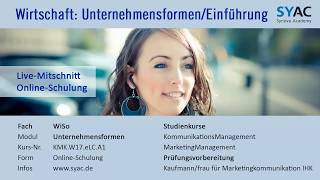 Wirtschaft » Unternehmensformen Einführung in die Rechtsformen von Unternehmen nach HGB  SYACDE [upl. by Kerstin]