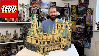 My Ultimate LEGO Harry Potter Hogwarts Castle  Combining 20212023 Modular Sets Together [upl. by Landis406]