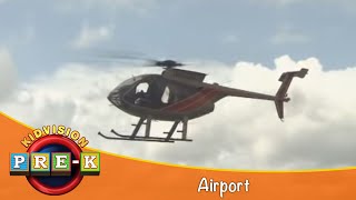 Airport  Virtual Field Trip  KidVision PreK [upl. by Hplar]