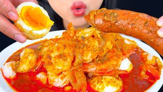 ASMR SEAFOOD BOIL SAUSAGE EGGS amp SHRIMP EATING SOUNDS MUKBANG  ASMR Phan [upl. by Ginelle]