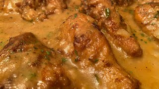 How To Make Real Southern Smothered Chicken And Gravy Soul Food Cooking [upl. by Aleina570]