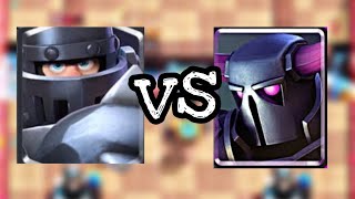 Mega knight vs Pekka  Big DaD  Clash Royale [upl. by Gaelan]