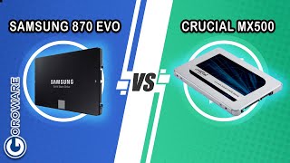 Comparativa velocidad SSD Samsung 870 EVO vs Crucial MX500 de 250GB [upl. by Dulcine]