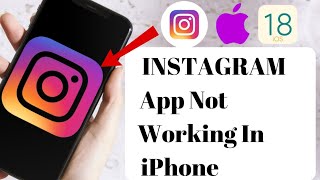 How to fix Instagram app not working on iphone  Instagram not working today 2024 [upl. by Iot369]