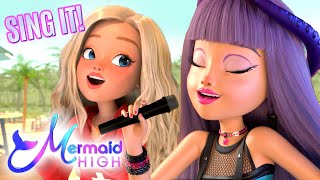 Mermaid Karaoke  Mermaid High Episode 7 Animated Series  Cartoons for Kids [upl. by Ecinaj356]