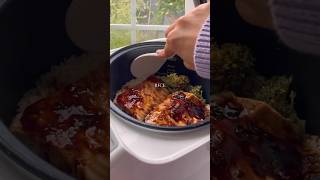 Teriyaki Salmon Bowl in a Rice Cooker [upl. by Brittani]