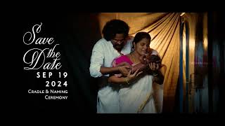 Daramani amp Kavyas Son Cradle amp Naming Ceremony Save The Date ll MDreams Visuals ll DARA MANI [upl. by Pallua]