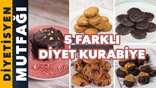 5 FARKLI DİYET KURABİYE TARİFİ  Diyetisyen Mutfağı [upl. by Fitzgerald825]