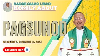 Fr Ciano Homily about PAGSUNOD  1162024 [upl. by Juxon]