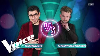 Claude François  Comme dhabitude  Marouen VS Théophile Renier  The Voice 2019  Battles [upl. by Akaya]